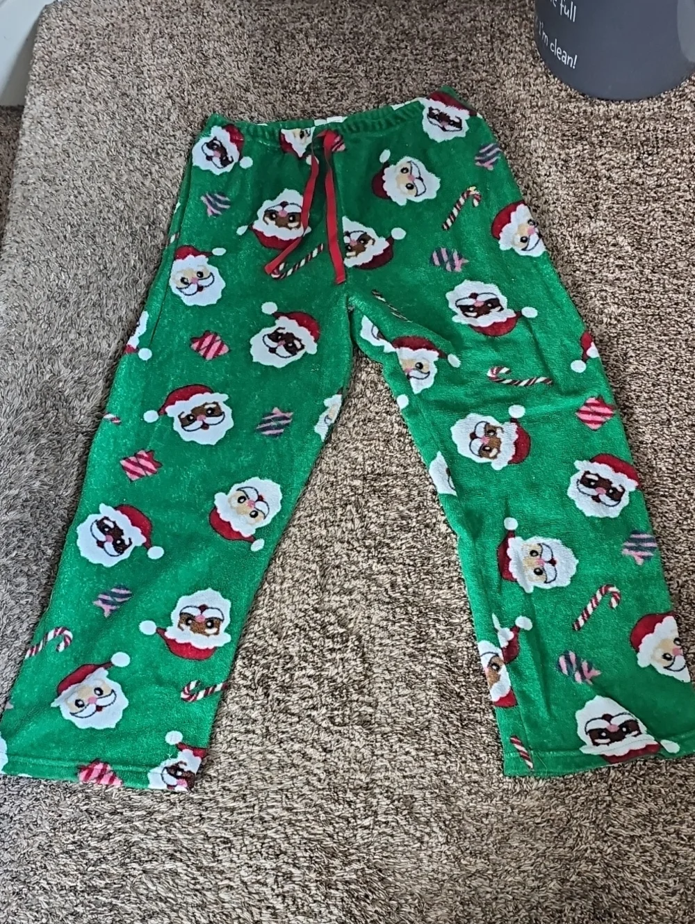 Girls Youth Fleece Pajama Pants. Hotiday Medium